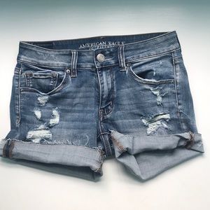 American Eagle Super Super Stretch Jean Shorts 6